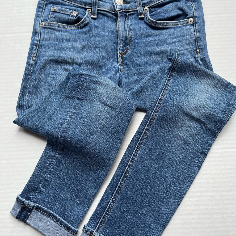 Rag and Bone capri slim jeans